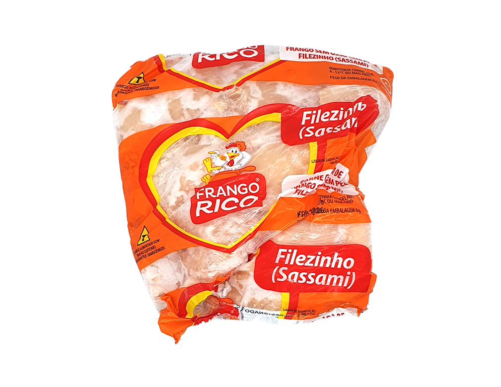 FILEZINHO SASSAMI DE FRANGO CONGELADO RICO (CX 20 KG)